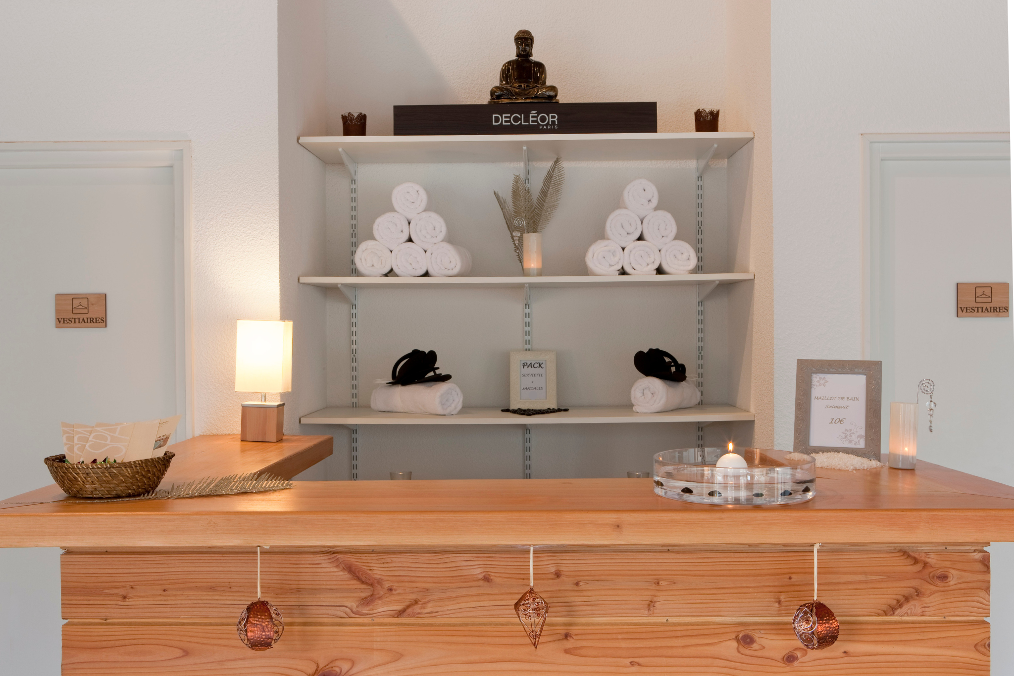 Spa welcome area